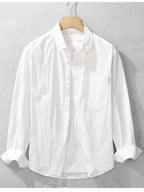 Men's Plus Size Button Up Long Sleeve Shirt