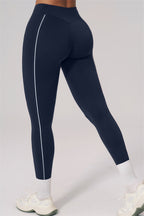 Fitglutes Activewear sports bra and leggings set featuring the Clarity Contour Line design, perfect for workout and gym wear.
