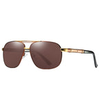 Black polarized driving sunglasses for men by Plush Fashion Hub, stylish designer eyewear with UV protection.