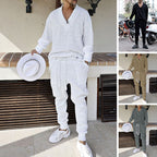Relaxed Chic Knit Lounge Set - Long Sleeve Top & Trouser Co-ord
