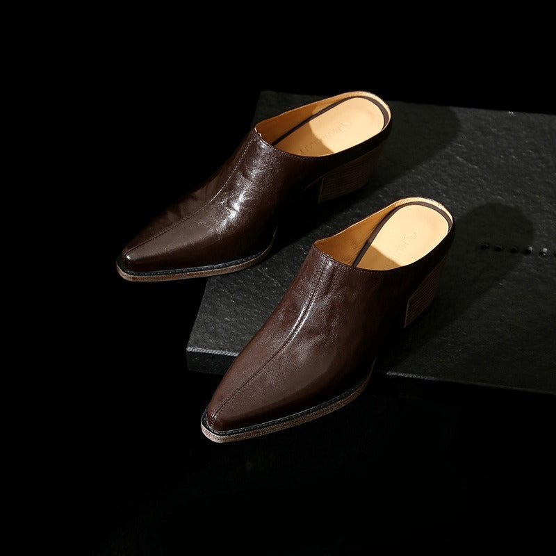 Elena Retro Sheepskin Heeled Sandals by Plush Fashion Hub, stylish heels with soft sheepskin accents and retro design.