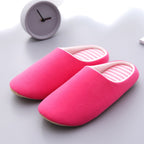Soft cotton indoor slippers from eprolo with a minimalist design, featuring a cozy, breathable interior and simple slip-on style.