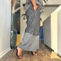 Street Style Patchwork Wide Leg Jeans