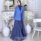 Elegant Long Sleeve Long Dress for WomenFashion Set Dress Casual and Sophisticated Design
