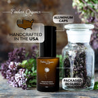 Timeless Organics Skin Care Timeless Eye Serum in a sleek bottle, designed to reduce puffiness and dark circles around the eyes.