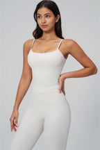 Fitglutes activewear Rapture tank top and leggings 2-piece set, stylish gymwear with stretchy fabric for workout and sports activities.