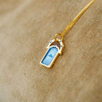 18K Gold-Plated Titanium Steel Pendant Necklace