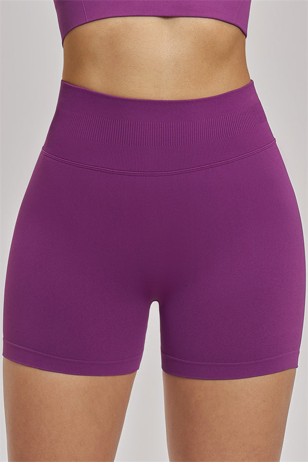 Fitglutes Activewear sports bra, jacket, and shorts 3-piece set for workout and gym training, shown in black and pink.