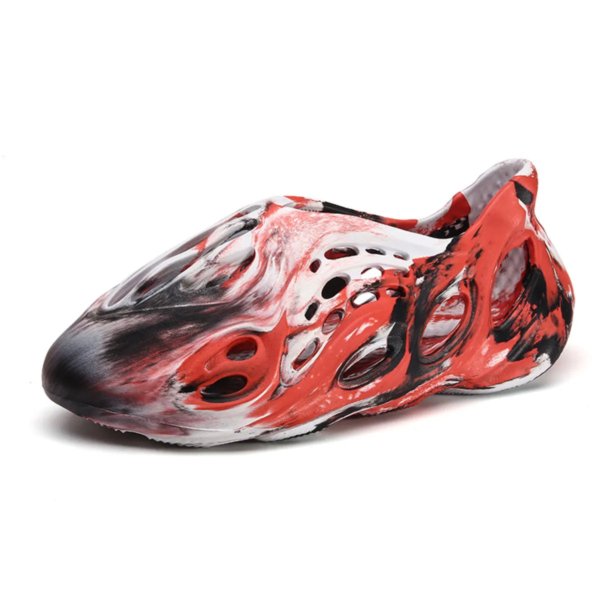 Trendsi hollow-out flat sandals showing open toe design, stylish cut-out details, and comfortable flat sole.