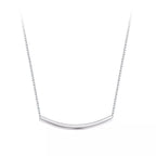 Sterling silver chain necklace with a delicate link design, crafted by Shopimist, showcasing a shiny, polished finish and elegant style.