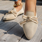 Shopimist point toe flats slip-ons with sleek design and comfortable fit, perfect for casual or professional wear.