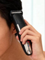 Trendsi 3-in-1 multifunctional electric grooming shaver set with interchangeable heads for beard, hair, and body grooming.