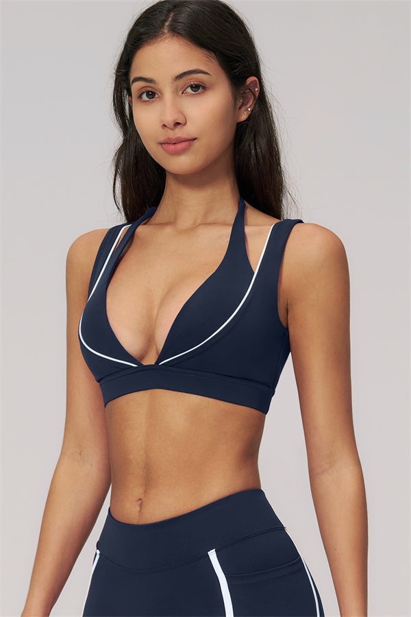 Fitglutes Activewear sports bra and leggings set from the Clarity Contour Line, featuring stylish, supportive workout clothing.