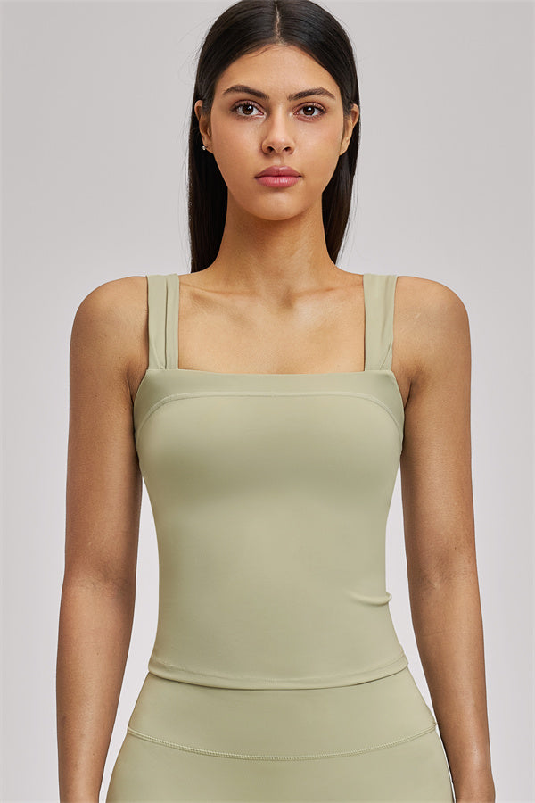 Fitglutes Activewear Swoon Tank Top and Shorts 2-piece set, stylish gymwear and workout clothes for women, casual athletic look