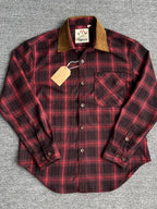 Men's plus size oversized plaid button-up shirt from Shopimist, featuring a classic checkered pattern and relaxed fit.