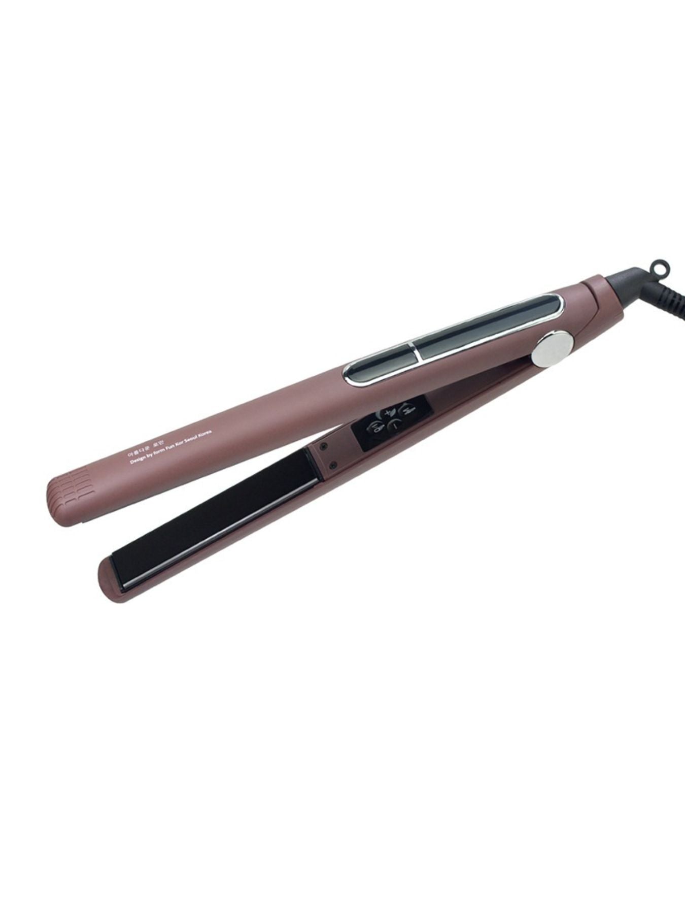 Trendsi 2-in-1 professional hair straightener and curling iron for versatile styling, featuring sleek black design and ceramic plates.