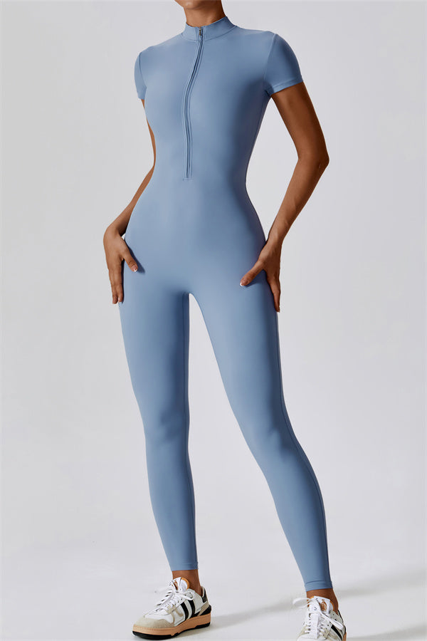 Fitglutes Activewear Mia Belle jumpsuit, stylish workout one-piece with a fitted design, suitable for gym and activewear activities.
