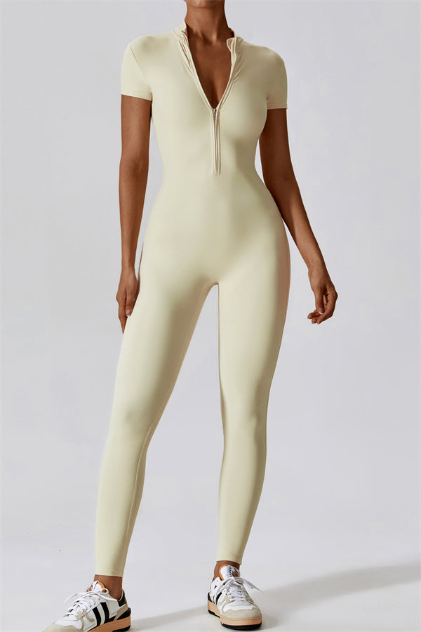 Fitglutes Mia Belle jumpsuit from the jumpsuits and rompers collection, featuring a sleek, fitted activewear design for workouts.