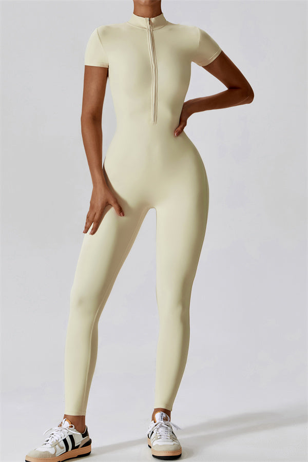 Fitglutes Activewear Mia Belle jumpsuit, stylish workout jumpsuit with fitted design, ideal for gym and sports activities.