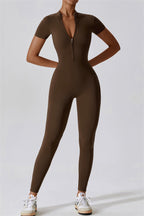 Fitglutes Activewear Mia Belle jumpsuit, stylish athletic one-piece with a fitted design for gym and workout sessions.