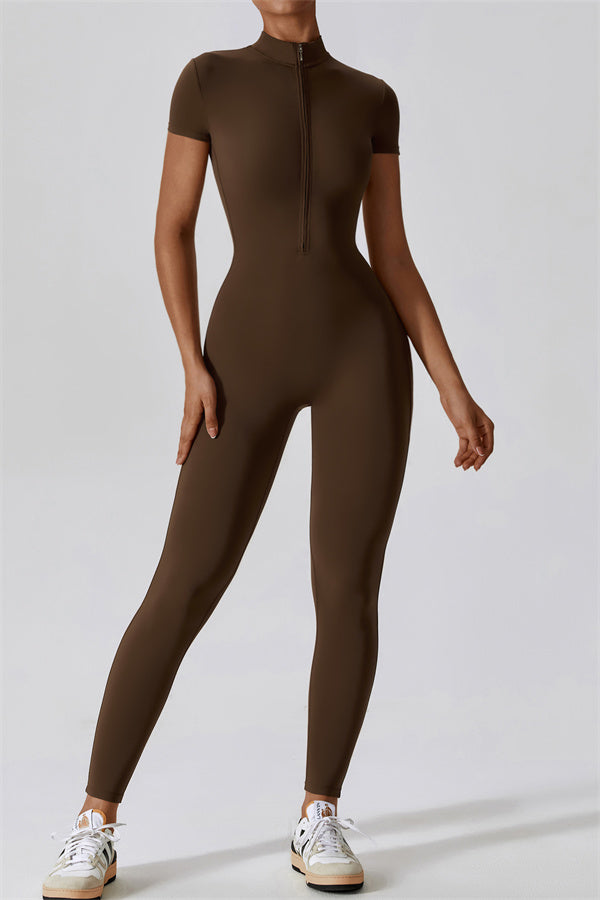Fitglutes Activewear Mia Belle jumpsuit, stylish athletic one-piece with supportive fit, designed for gym and workout activities.