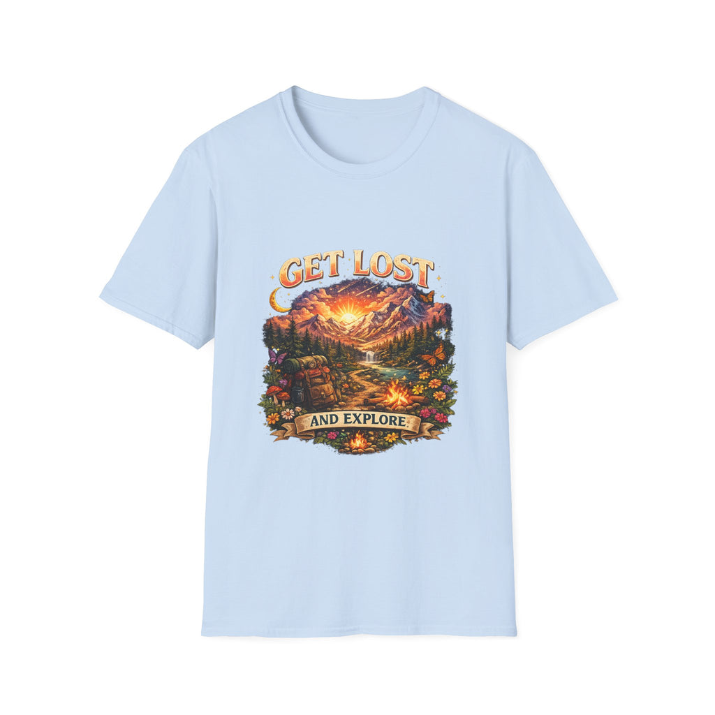 Unisex Softstyle T-Shirt by Printify featuring a comfortable fit, plain design, and soft fabric in a casual style.
