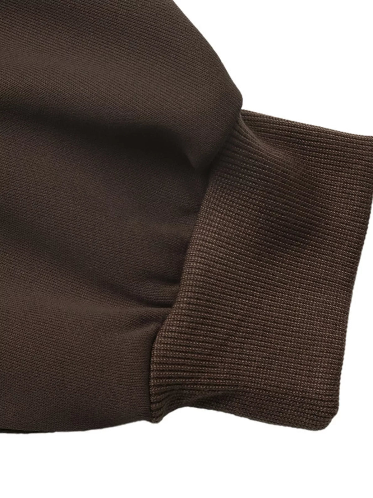 Trendsi polo collar dropped shoulder sweatshirt in soft fabric with relaxed fit and casual style, shown in a front view.