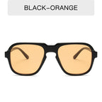 Vintage large rim sunglasses from Plush Fashion Hub with retro driving and fashion eye wear, featuring oversized dark lenses and stylish frames.