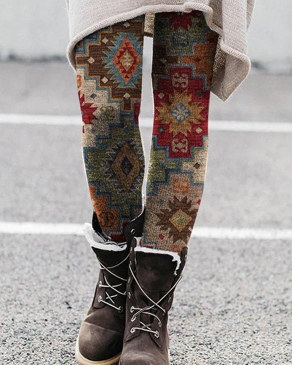 Unisex Hawaiian 3D print leggings with vibrant digital floral design, casualwear from Plush Fashion Hub.