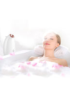 Professional automatic facial steamer from Trendsi for deep pore cleansing and skin hydration, with steam nozzle and control panel visible.