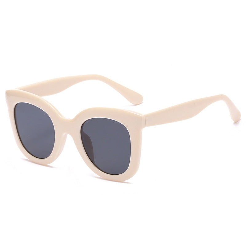 Large oversized women's sunglasses by Plush Fashion Hub featuring bold rimmed frames and stylish eyeWear design.