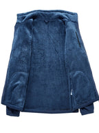 Men's zip-up long sleeve jacket by Shopimist, shown in a comfortable fit with a front zipper and casual design.