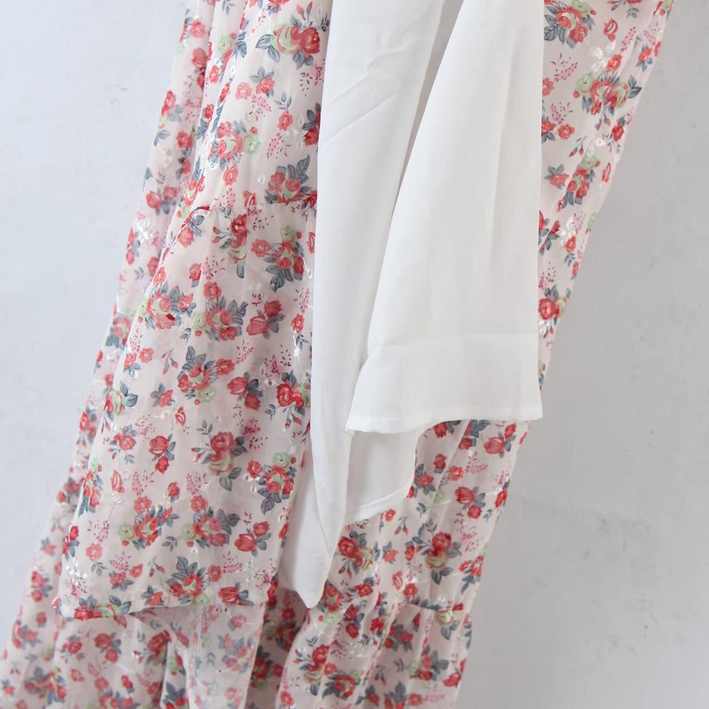 Women’s casual one-shoulder maxi skirt set by FitiqueFit featuring a flowing skirt and matching top, perfect for stylish everyday wear.
