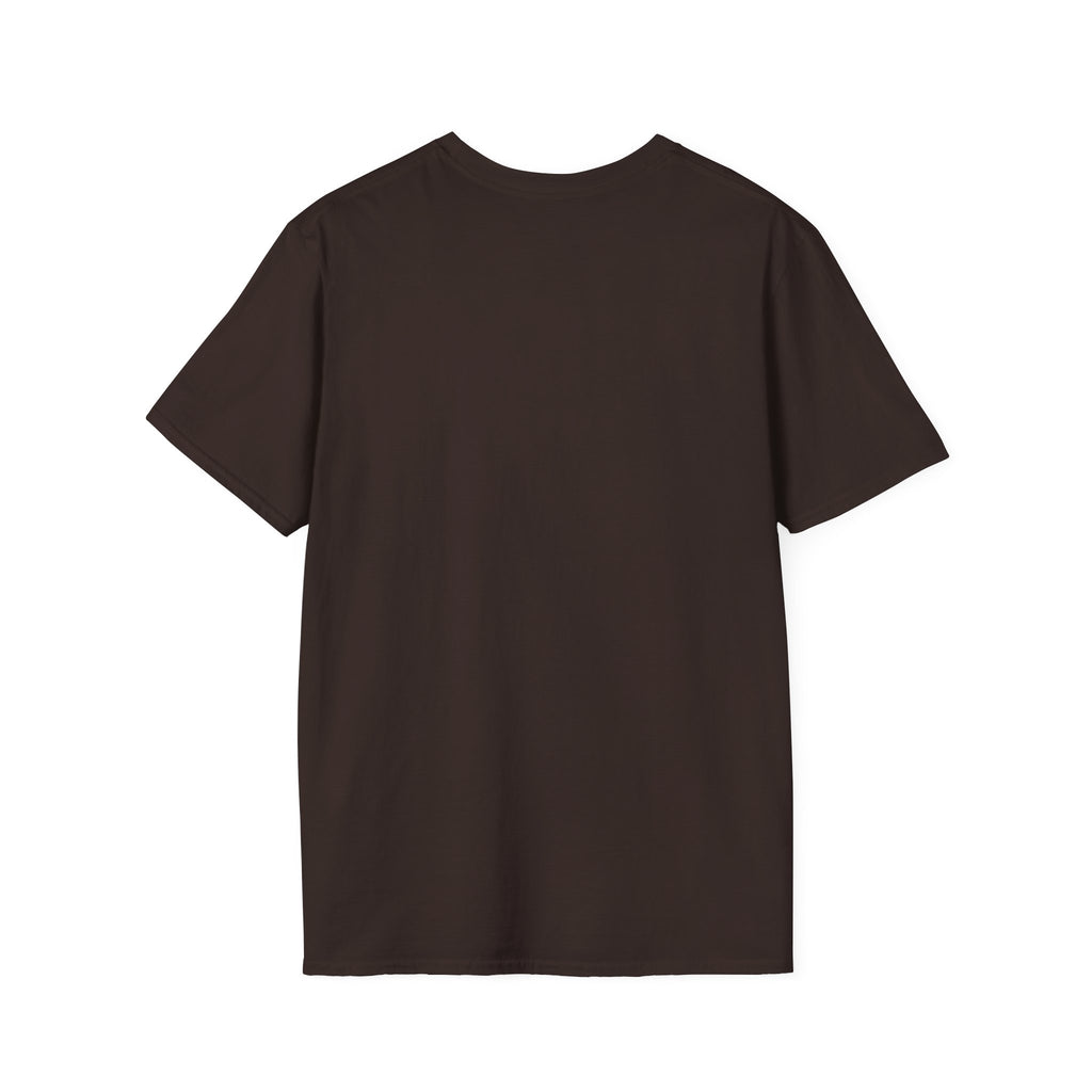 Unisex softstyle T-shirt by Printify, light gray color, featuring a comfortable fit and smooth fabric close-up.
