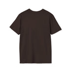 Unisex softstyle T-shirt by Printify, light gray color, featuring a comfortable fit and smooth fabric close-up.