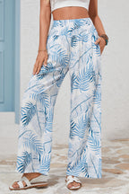 Threaded Pear Sophie waistband wide-leg pants, stylish culotte style with a relaxed fit and high waistband, shown in the image.