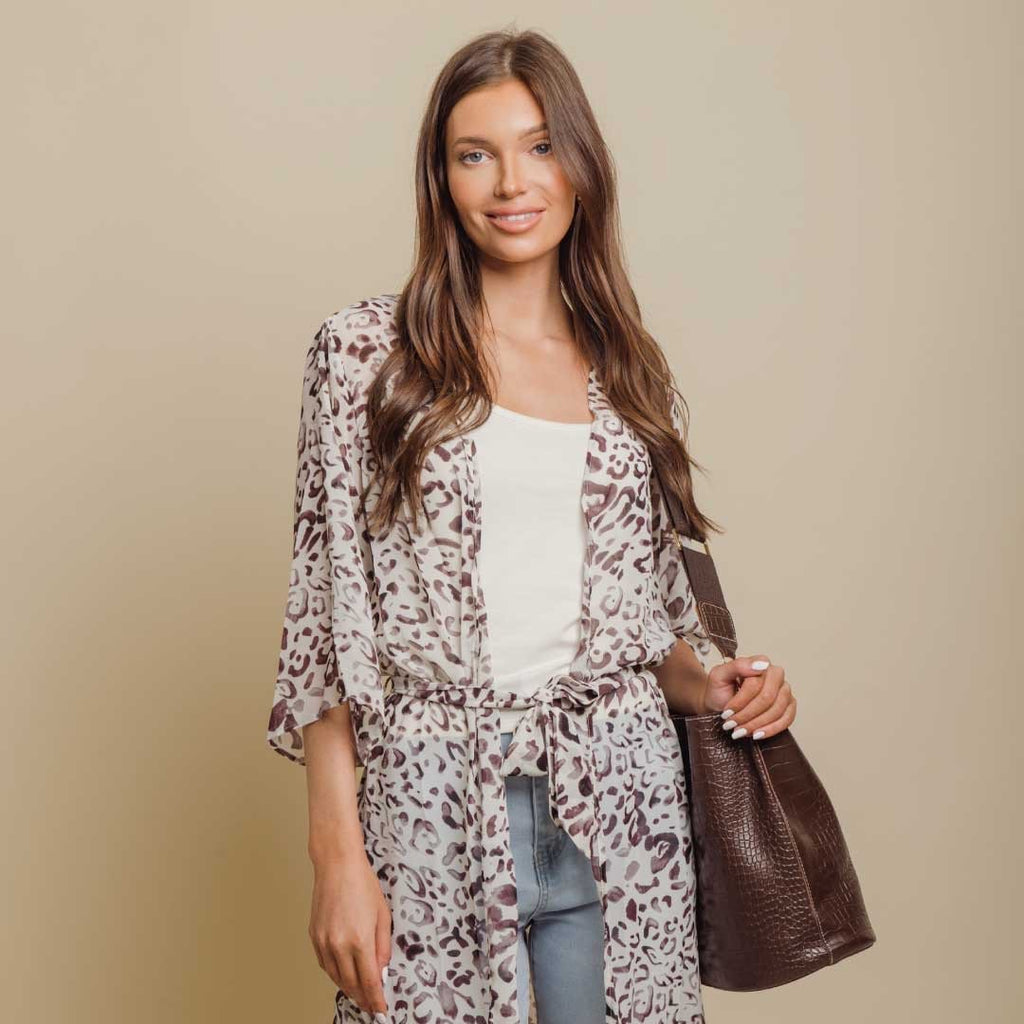 LadyShow.Store Blake Shoulder Bag in chocolate croc leather featuring a sleek design and adjustable strap.