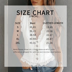 Casual women's lace trim button-down crop tank vest by FitiqueFit, featuring a sleeveless design with delicate lace details.