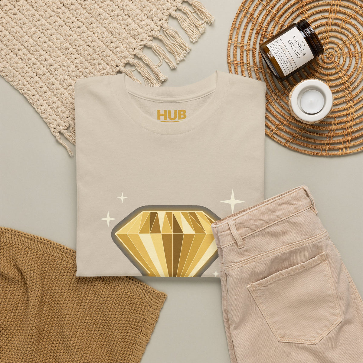 Pressure Makes Diamonds Tee – Black & Gold Streetwear