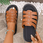 Open toe platform sandals by Shopimist featuring a chunky heel and stylish open-toe design, perfect for summer wear.