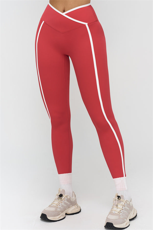 Fitglutes Activewear sports bra and leggings 2-piece set featuring contrasting colors, designed for workout and gym wear.