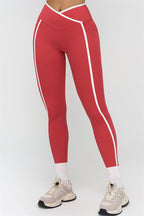 Fitglutes Activewear sports bra and leggings 2-piece set featuring contrasting colors, designed for workout and gym wear.