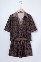 Emmy Printed 2-piece short set by Threaded Pear featuring a stylish top and matching shorts with vibrant patterns.