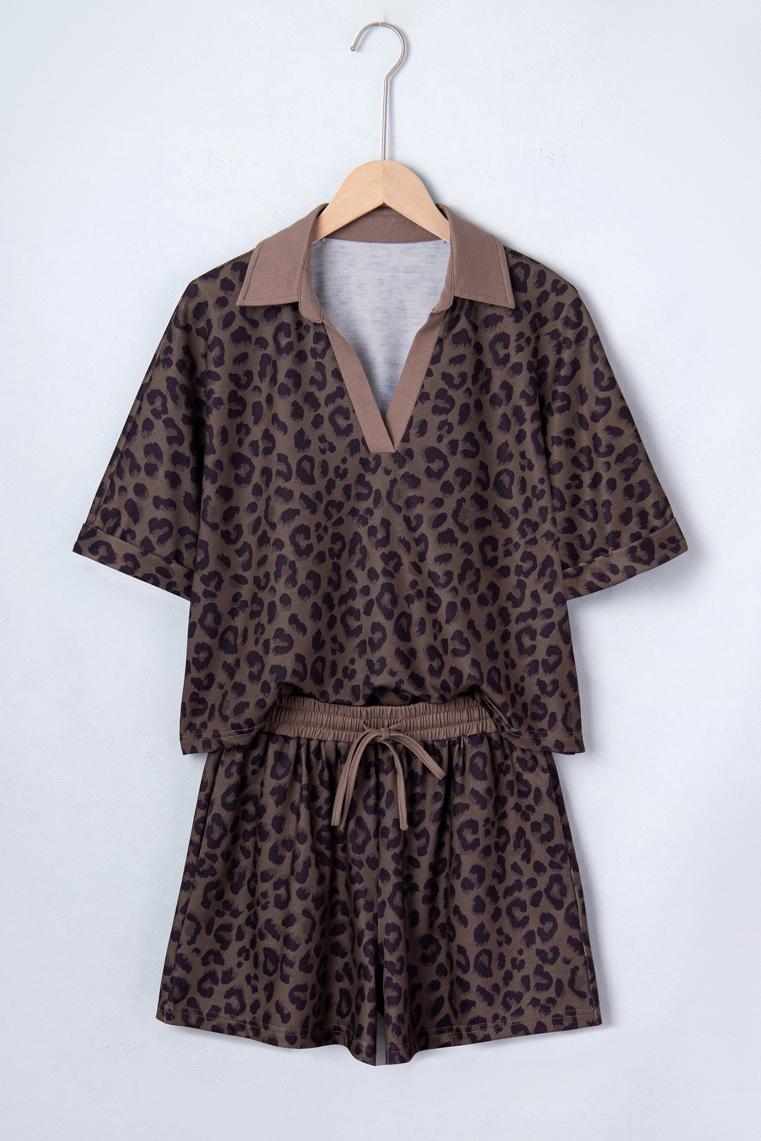 Emmy Printed 2-piece short set by Threaded Pear featuring a stylish top and matching shorts with vibrant patterns.