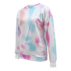 Tie-Dye Long Sleeve Knit Dress Women's Casual Autumn Spring Fashion Dress