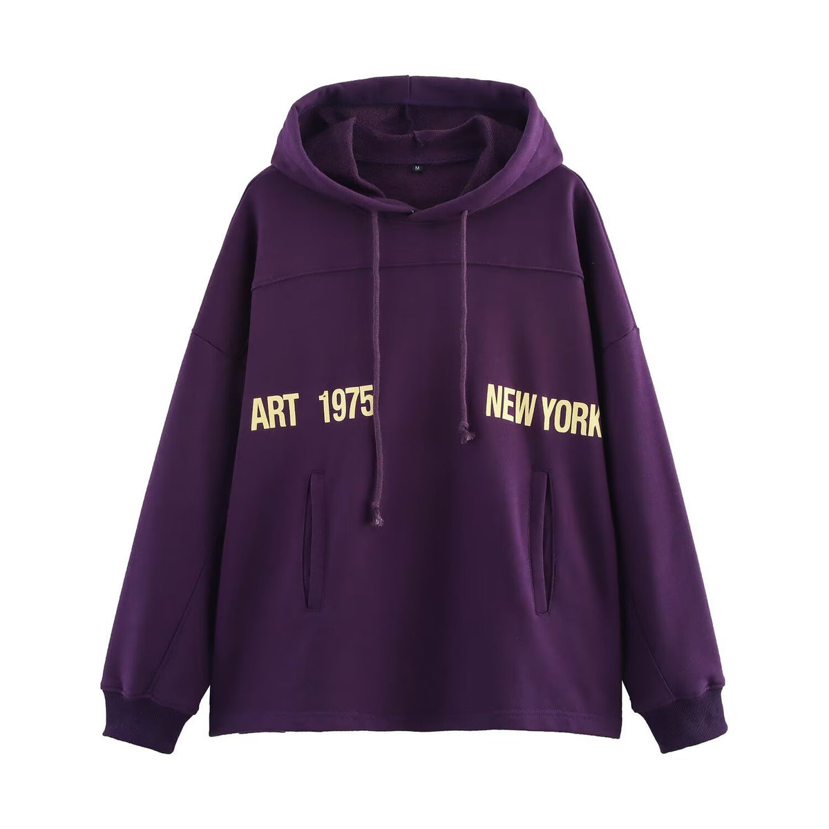 Plush Fashion Hub casual printed hooded hoodie with a relaxed fit, featuring colorful patterns and a drawstring hood.