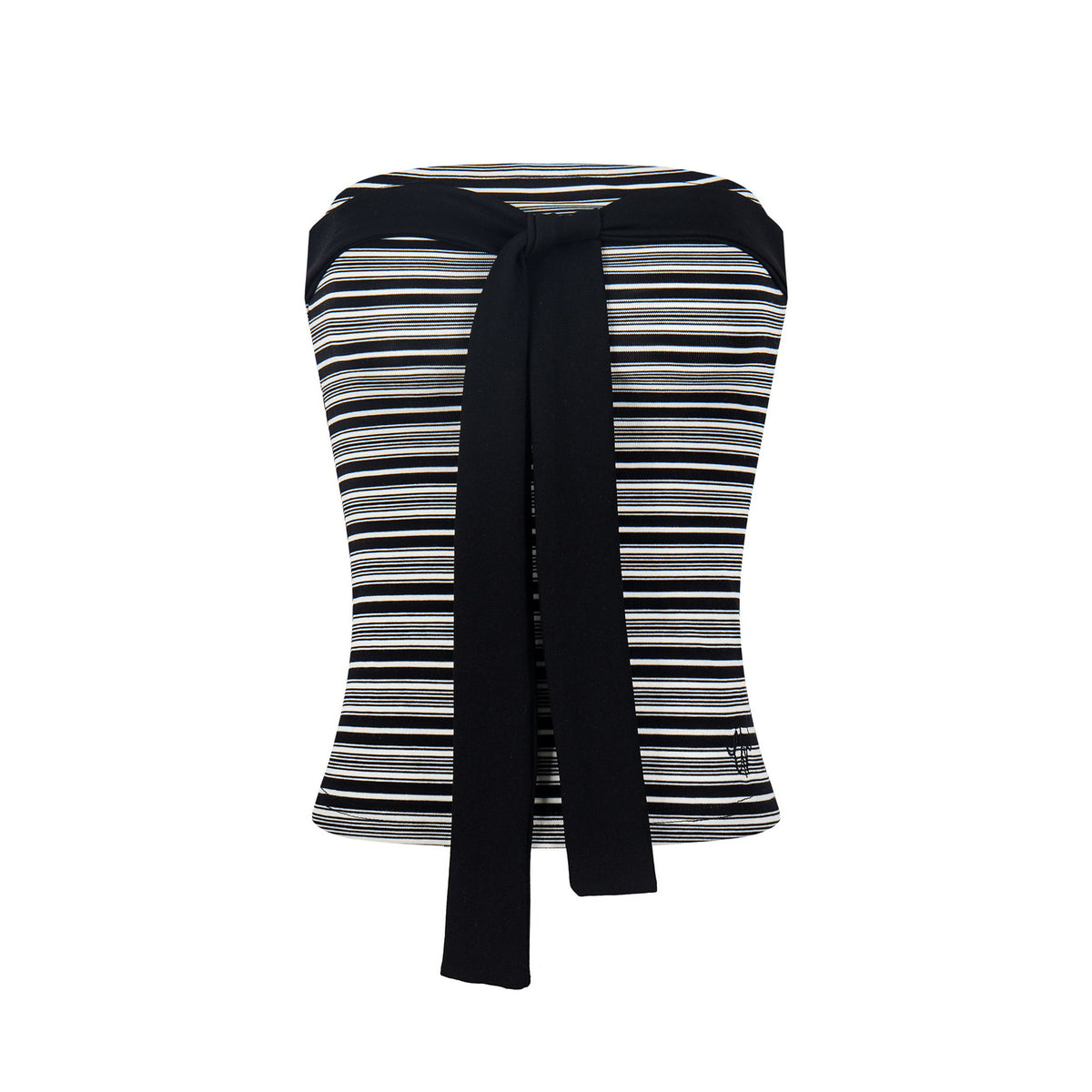 Eprolo women's bow crop top tank with fitted slimming embroidered knit design, sleeveless and stylish for casual wear