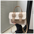 Stylish small square Plush Fashion Hub crossbody bag with versatile design and underarm carry option.