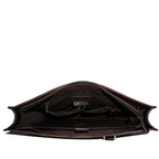 First layer cowhide oily leather shoulder messenger bag by Plush Fashion Hub, showing its textured leather and adjustable strap.