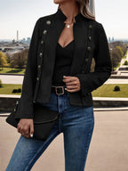 Women’s wide leg denim overalls by Plush Fashion Hub, casualwear with relaxed fit and adjustable shoulder straps, shown on a model.